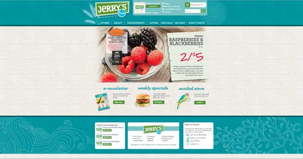 Alpah mindset presents Jerry's Foods Home Page